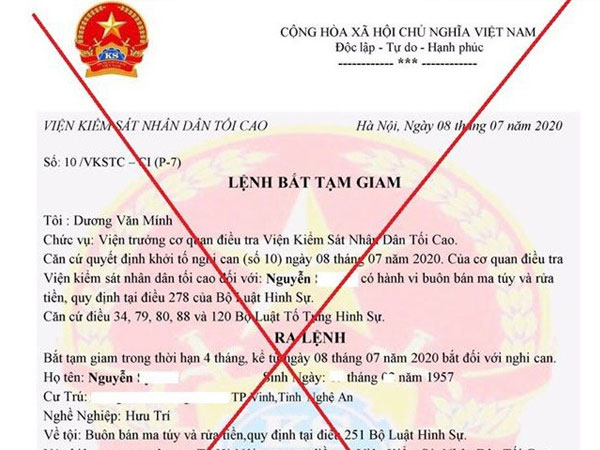 Người đàn ông mất trăm triệu tiền tiết kiệm vì tin 'lệnh bắt' rởm
