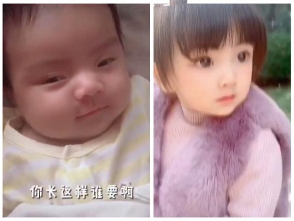 Sinh ra đã bị họ hàng kém duyên chê bai diện mạo, 4 năm sau bé gái 'lột xác' đến cả bố mẹ cũng ngỡ ngàng