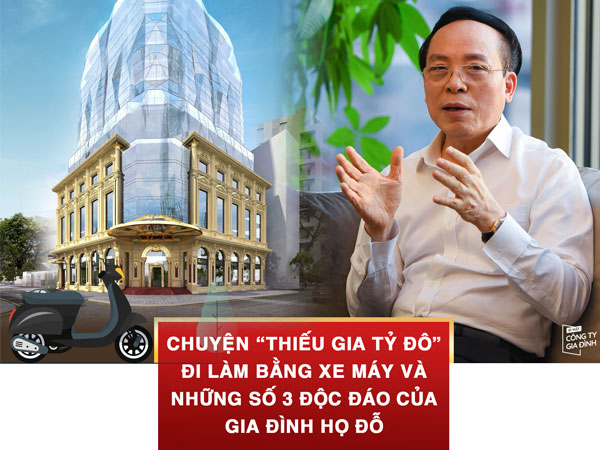 Chuyện 'thiếu gia tỷ đô' đi làm bằng xe máy và những số 3 độc đáo của gia đình họ Đỗ