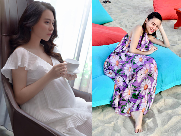 Hà Hồ và Đàm Thu Trang khoe ảnh bầu bí cùng một ngày: Thần thái đối lập, nhan sắc quả là không đùa được đâu!