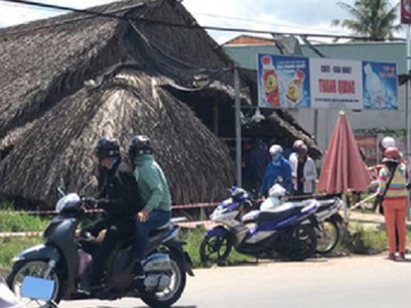 Đôi nam nữ chết bất thường trong quán cà phê mái lá ở Tây Ninh