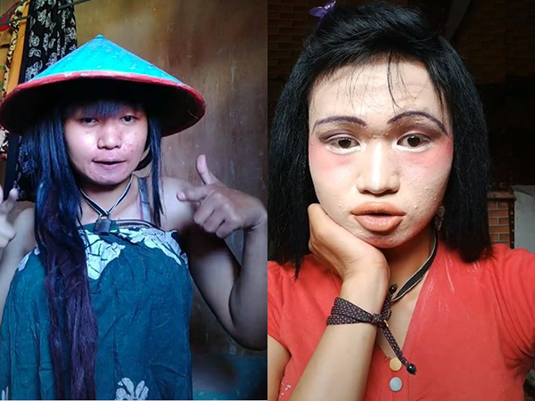 Trang điểm xấu 'ma chê quỷ hờn', cô gái không ngờ trở thành hot Tiktok thu hút 190.000 follow