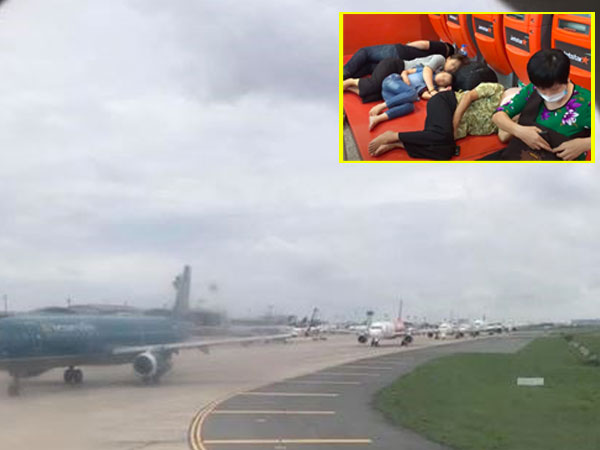 Sửa đường băng ở Nội Bài và TSN: Hành khách kêu trời khi liên tục bị delay, máy bay phải 'xếp hàng' chờ cất cánh