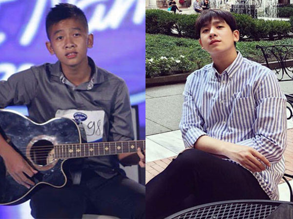 Từ cậu bé đen nhẻm của Vietnam Idol 2013, Quang Quíu đã có màn 'dậy thì thành công' thành hot boy khiến hội chị em mê mệt