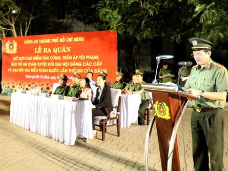Công an TP HCM ra quân trấn áp tội phạm