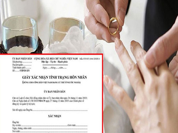 Vì sao phải ghi tên người định kết hôn vào Giấy xác nhận độc thân?