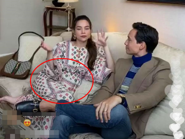 Vóc dáng bầu 5 tháng của Hồ Ngọc Hà được phản ánh thật nhất qua livestream