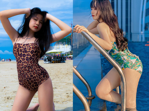 Hội gái 2k chính thức bước vào đường đua bikini, khoản dáng dấp cũng một chín một mười với các 'chị đẹp' lão làng