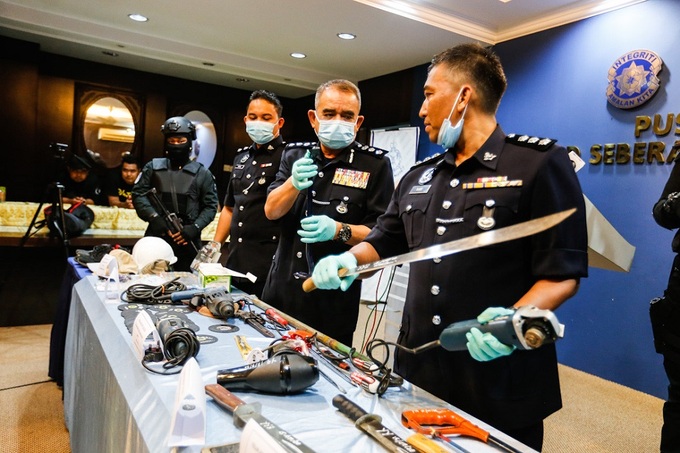 Cảnh sát Malaysia bắt giữ nhóm người Việt nghi trộm cắp kim hoàn