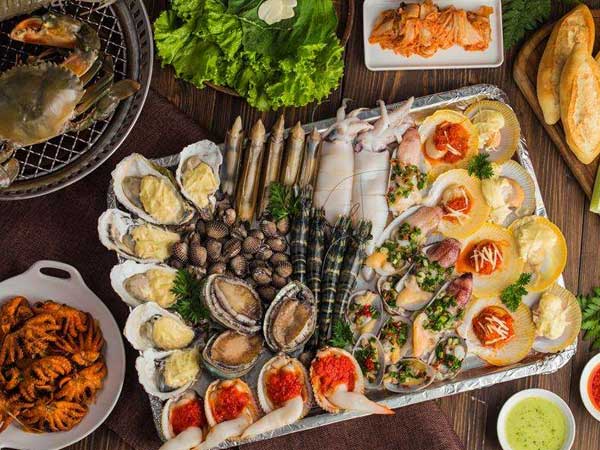 Hải sản tăng sức yêu cho chàng