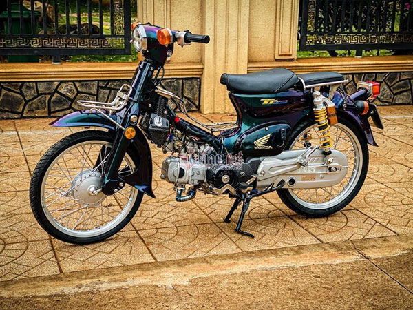 Honda Super Cub 81 độ 'thập cẩm' cực chất của dân chơi Bình Phước