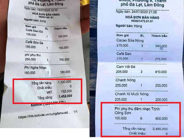 Kết quả kiểm tra phòng trà Cung Đàn Xưa ở Đà Lạt sau khi bị tố 'chặt chém'