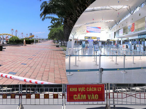 Toàn cảnh Đà Nẵng ngày đầu cách ly xã hội: Bãi biển không bóng người, bến xe dừng hoạt động
