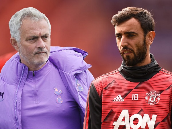 Mourinho lại cạnh khóe MU và Bruno Fernandes
