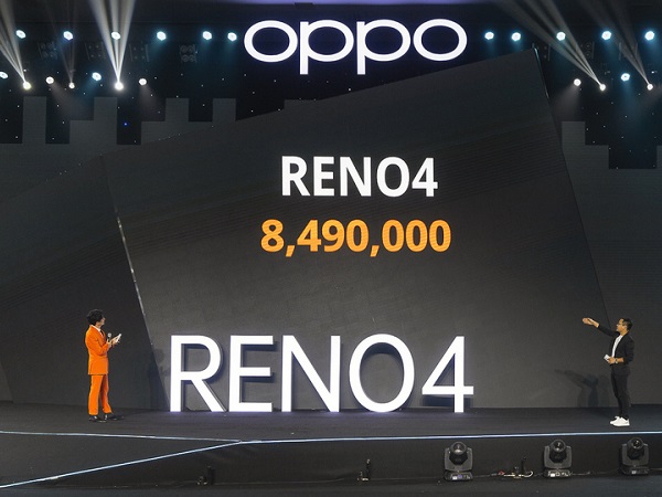 Reno4 ra mắt thị trường Việt Nam với giá 8,49 triệu đồng