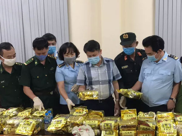 Triệt phá đường dây dùng đá xây dựng giấu ma túy xuất đi nước ngoài