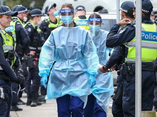 Bang Victoria, Australia ban bố tình trạng thảm họa vì COVID-19