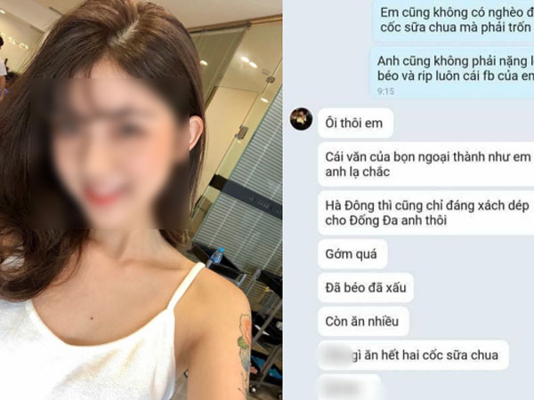 Rủ cô gái đi ăn tối không được, thanh niên bỏ về rồi 12 giờ đêm nhắn tin đòi tiền sữa chua