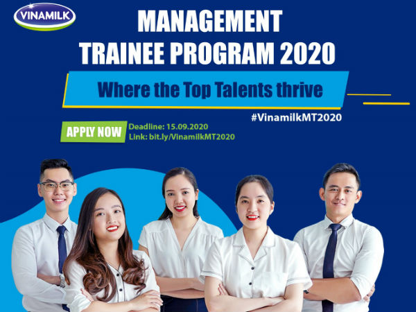 Vinamilk khởi động chương trình 'Quản trị viên tập sự 2020', bạn đã sẵn sàng?