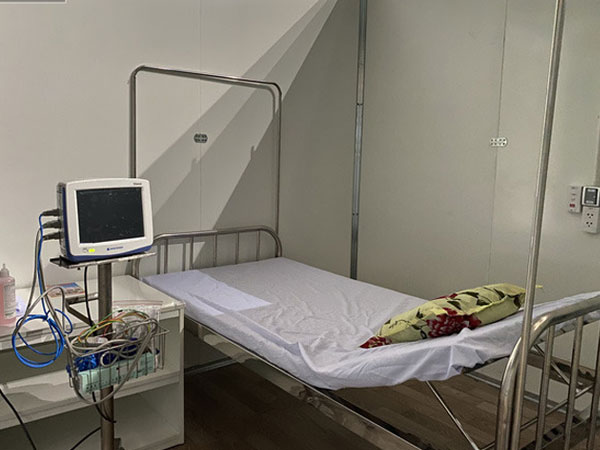 Cận cảnh phòng điều trị bệnh viện dã chiến dành cho bệnh nhân Covid-19