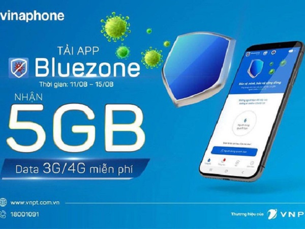 Khuyến khích tải ứng dụng Bluezone, nhà mạng đồng loạt tặng 5GB data, miễn phí 100% cước truy cập