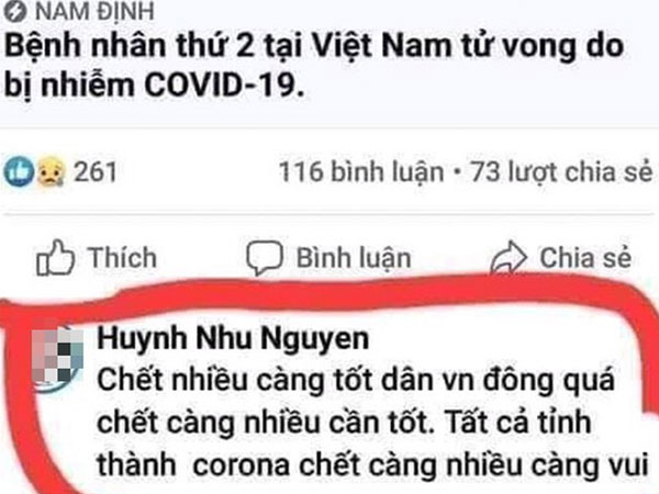 Bày mưu 'chơi xấu', người phụ nữ bị chồng cũ tố vì lấy ảnh vợ mới lập Facebook, đăng hoang tin về dịch COVID-19
