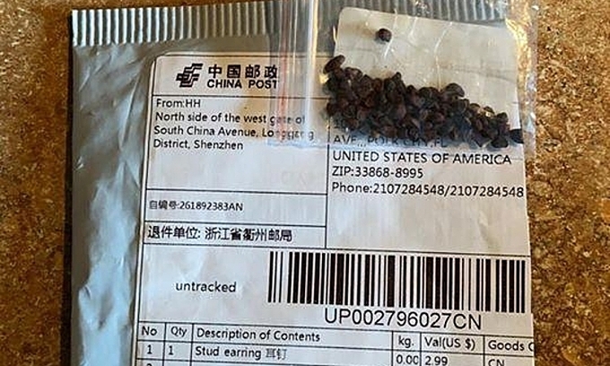 Mỹ phát hiện ấu trùng bọ trong hạt giống gửi từ Trung Quốc