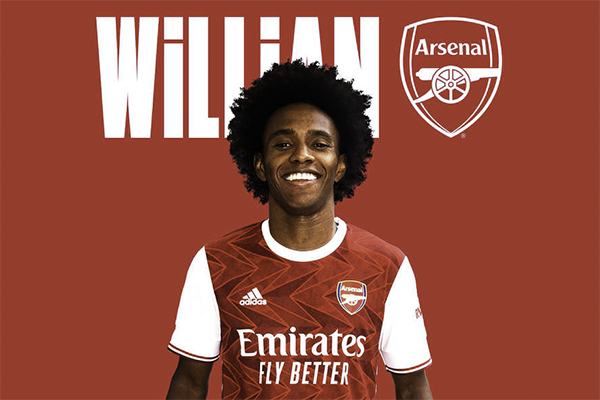 CHÍNH THỨC: Willian đã là người của Arsenal