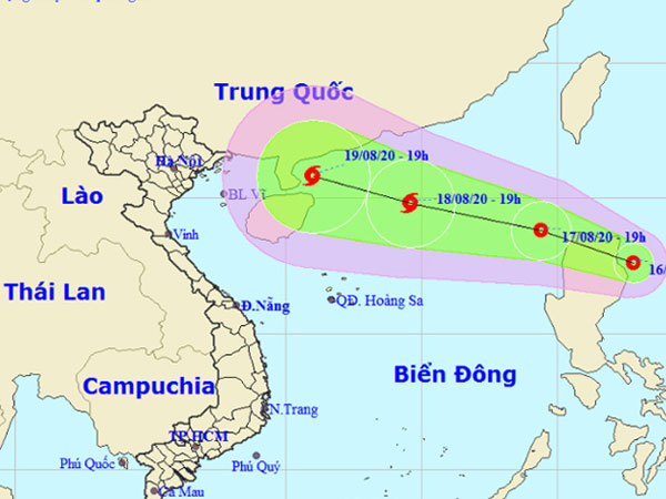 Áp thấp nhiệt đới đi vào Biển Đông, Bắc bộ có mưa to, khả năng xảy ra lốc