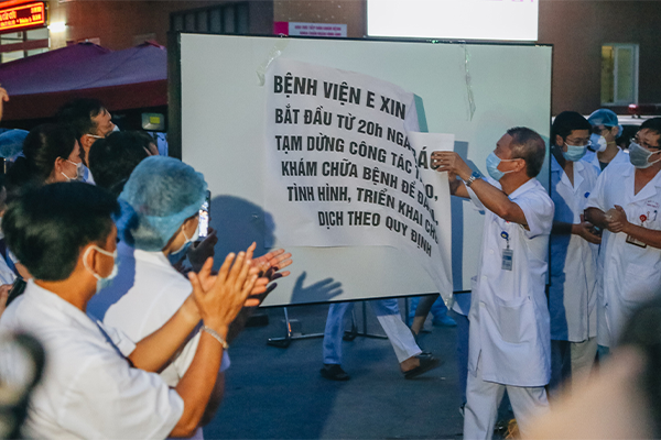 NÓNG: BN 994 được rút ra khỏi danh sách nhiễm, bệnh viện E hoạt động lại bình thường