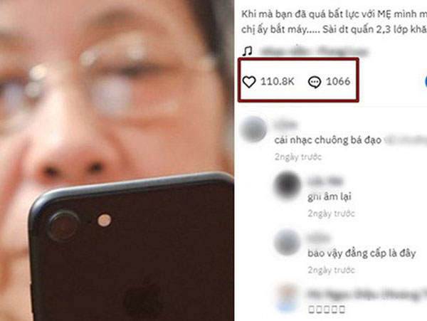 Chán nản vì gọi mãi mẹ vẫn không đoái hoài đến mình, cô gái nghĩ ra cách thu tiếng mình đổi hẳn nhạc chuông 'cực độc' để nhắc nhở
