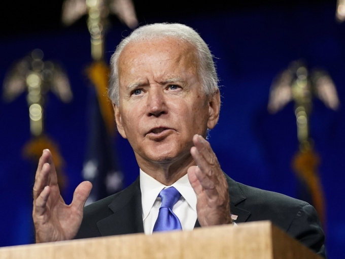 Ông Joe Biden chấp nhận đề cử tổng thống, cam kết đưa nước Mỹ ra khỏi 'thời kỳ đen tối'
