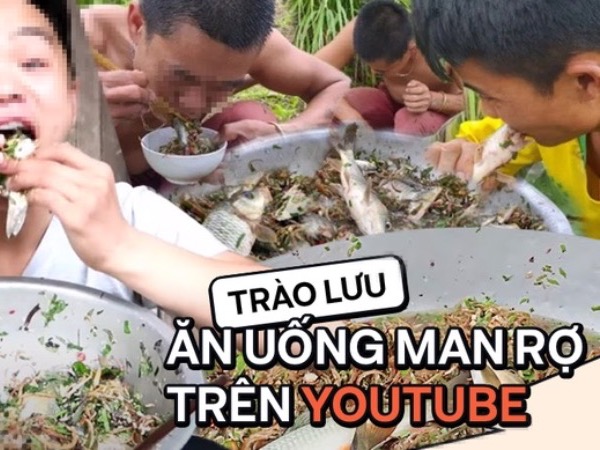 Rùng mình với trào lưu ăn uống man rợ trên YouTube: Câu like rẻ tiền với loạt video ăn cá sống và chất thải động vật?