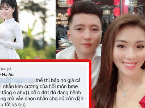 Âu Hà My lên tiếng sau khi bị Trọng Hưng tố 'giả sẩy thai', đồng thời nhắn nhủ chồng cũ: 'Trả lại cái nhẫn kim cương hồi môn do mẹ vợ tặng!'