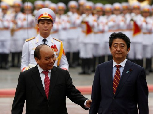 'Việt Nam đánh giá cao những đóng góp quan trọng của Thủ tướng Abe'