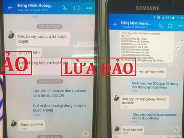 Giả danh nhân viên ngân hàng mời chào trên mạng xã hội để lừa đảo