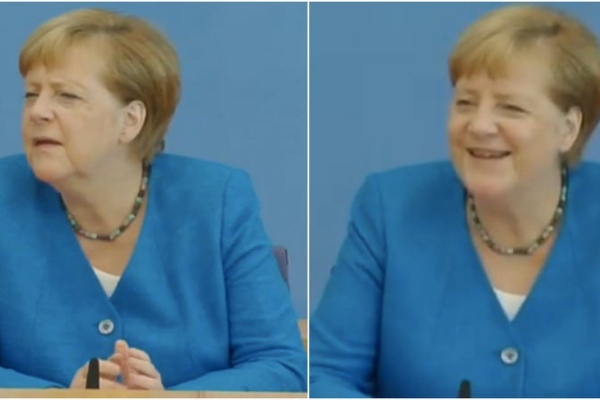 Thủ tướng Angela Merkel bật cười bối rối trước thông tin Donald Trump cố tình quyến rũ bà