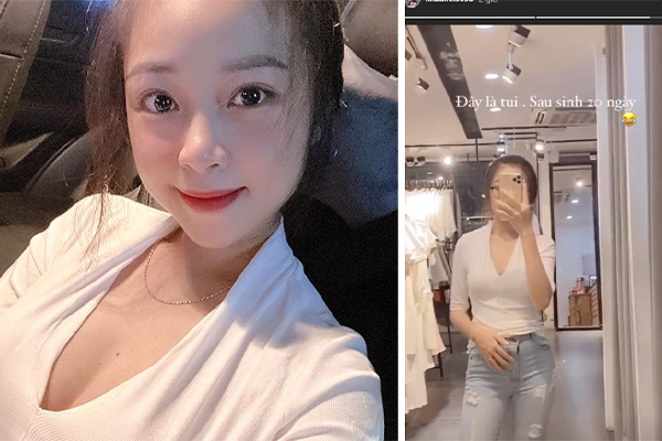 Vợ Văn Đức khoe nhan sắc xinh đẹp, vóc dáng nuột nà khó tin chỉ 20 ngày sau sinh