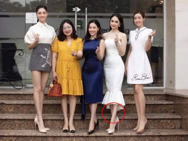 Hội ngộ bên các nàng Hậu, Hương Giang bị soi chỉnh ảnh đến biến dạng cả chân