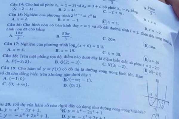 Cộng đồng xôn xao khi một đề thi Toán chưa đủ dữ liệu nhưng vẫn tính ra đáp án