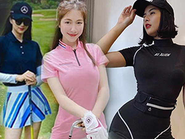 Sân golf hóa đấu trường đọ body 'trá hình' của mỹ nhân Vbiz: Hương Giang cực nuột bên Matt Liu, Hoa hậu, Á hậu so kè quá căng