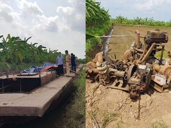 Bắt giữ nhóm đối tượng trộm tàu thủy 180 tấn