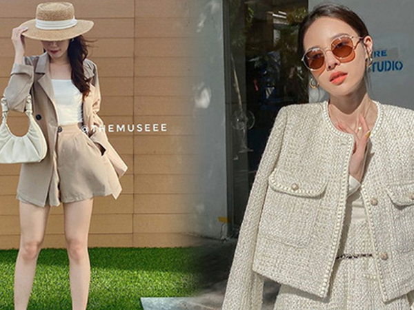 Vụng khoản mix đồ, các nàng cứ diện cả set đồng bộ là có ngay style chuẩn như gái Hàn mà chẳng phải cố