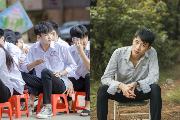 Về thăm trường cấp 3 ngày khai giảng, nam sinh 2K1 bất ngờ chiếm spotlight vì đẹp trai lai láng, biểu cảm siêu cấp dễ thương