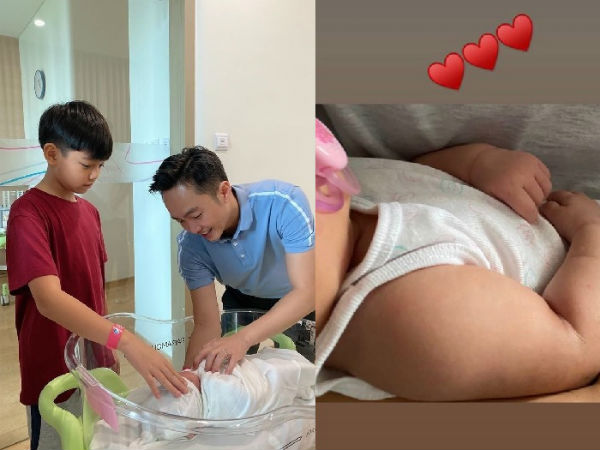 Hình ảnh mới nhất của con gái Cường Đô La, trộm vía mới một tháng tuổi cô bé đã bụ bẫm đáng yêu thế này
