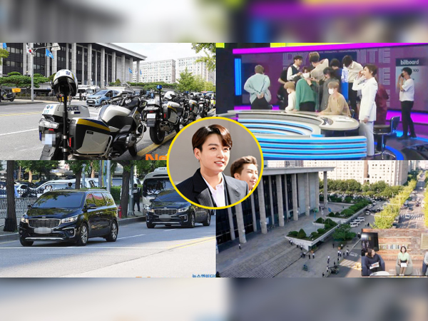 BTS gây bão mạng xã hội khi xuất hiện ở chương trình thời sự quốc gia, được phóng viên săn đón, cảnh sát bảo vệ như nguyên thủ