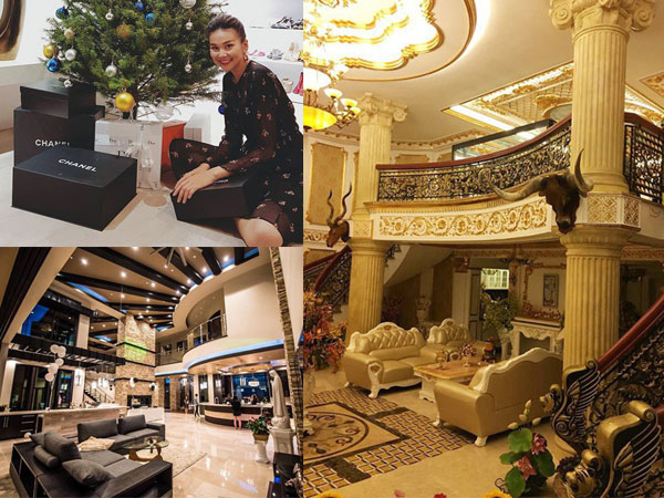 Cơ ngơi bạc tỷ dàn sao Vbiz: Lý Nhã Kỳ dát vàng 'lâu đài', biệt thự triệu đô của Ngọc Trinh đọ với nhà Đan Trường 1.500m2 ở Mỹ