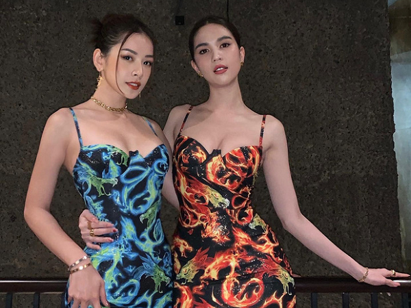 Đối chọi nhau trong 2 bộ đầm 'nước lửa', Ngọc Trinh và Chi Pu còn so kè bộ nail dài ngoằng