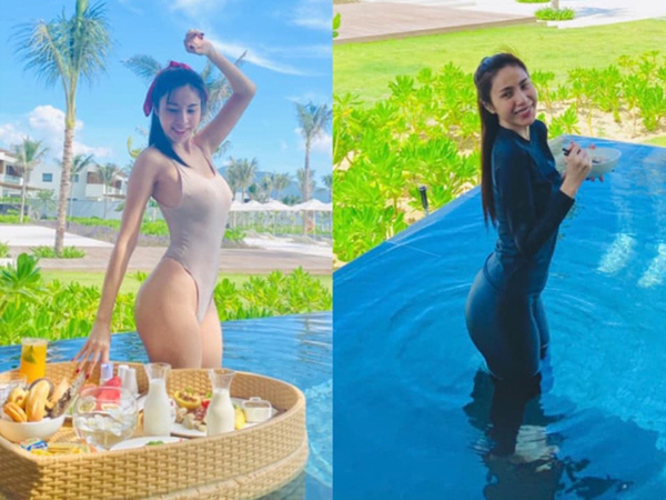 Mặc đồ kín mít xuống hồ bơi để làm vừa lòng dân mạng nhưng vẫn bị chê phản cảm, Thủy Tiên có màn đáp trả cao tay được nhiều người ủng hộ