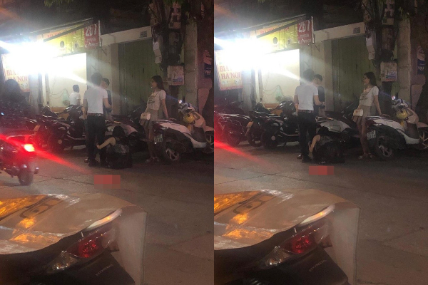 Cô gái khóc lóc, ôm chân bạn trai giữa đường, dân mạng bùng nổ ý kiến trái chiều